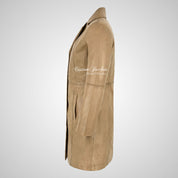 MIDDLETON Ladies Leather Coat Casual Long Blouson Jacket
