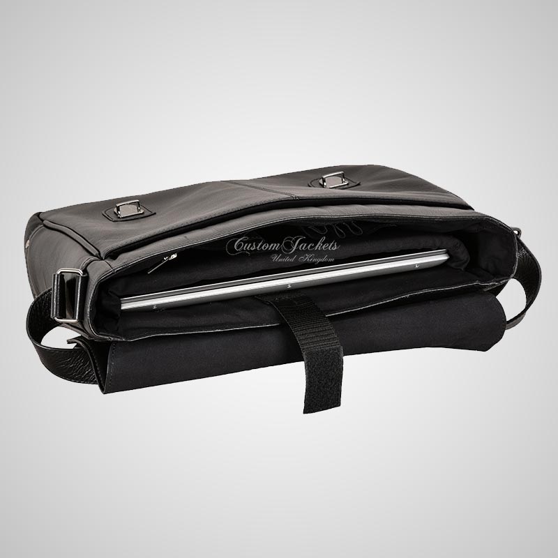 Men's Leather Laptop Bag Briefcase Satchel Shoulder Messenger Bag