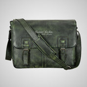 Men's Leather Laptop Bag Briefcase Satchel Shoulder Messenger Bag