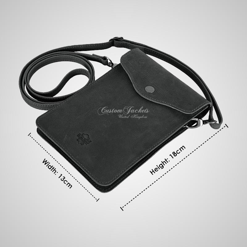 Ladies Small Leather Crossbody Bag Shoulder Phone Bag
